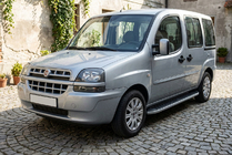 Fiat Doblo I 2005–2010 Sidetrin Tayga (2 stk., aluminium) foto 1