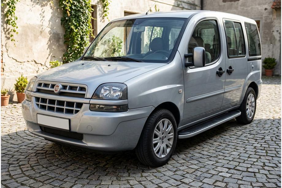 Fiat Doblo I 2005–2010 Sidetrin Tayga (2 stk., aluminium) Image
