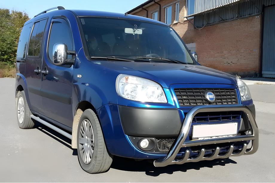 Fiat Doblo I 2001–2005 Bullbar WT003 (rustfrit stål) 60 mm, uden inskription Image