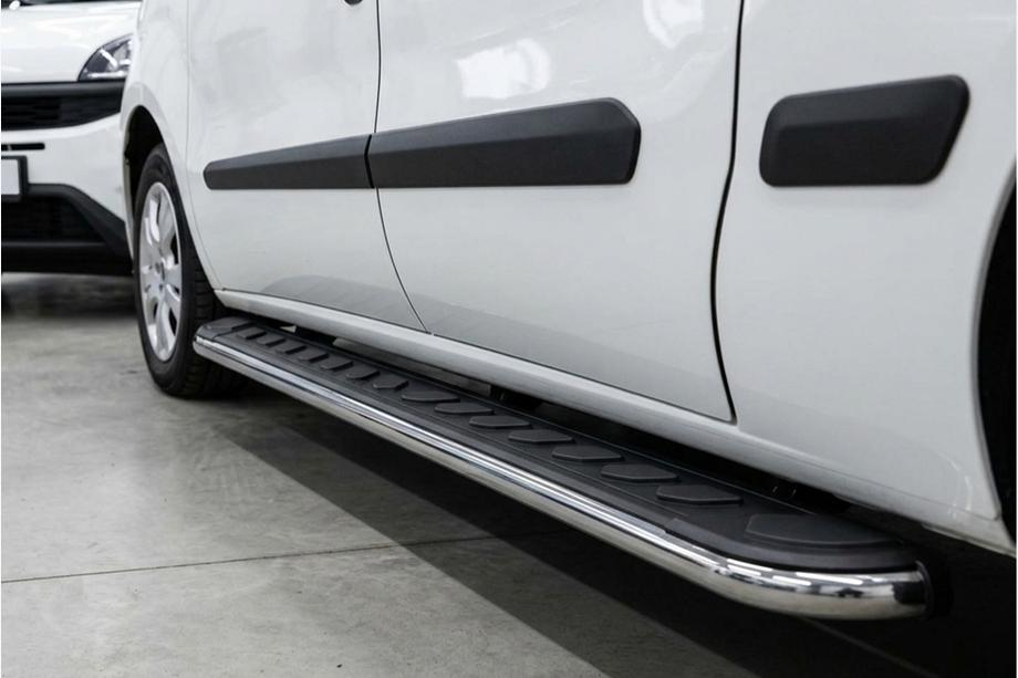 Fiat Doblo II 2010–2022 Maydos V1 sidetrin (2 stk., aluminium ↗ rustfrit stål) Image