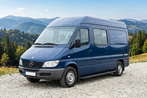 Mercedes Sprinter W901/902/903/904/905 1995–2006 Sidetrin Bosphorus Black (2 stk., aluminium) foto 1