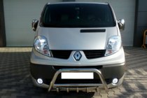 Opel Vivaro 2001–2015 Frontbøjle WT003-4 (rustfrit stål) Uden logo foto 12