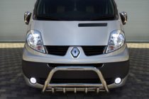 Opel Vivaro 2001–2015 Frontbøjle WT003-4 (rustfrit stål) Uden logo foto 3