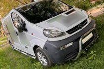 Opel Vivaro 2001–2015 Frontbøjle WT003-4 (rustfrit stål) Uden logo foto 5