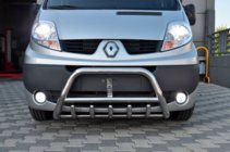 Opel Vivaro 2001–2015 Frontbøjle WT003-4 (rustfrit stål) Uden logo foto 6