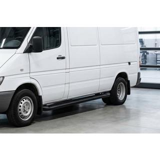 Sidetrin Allmond Black (2 stk., aluminium) foto 1