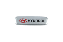 Hyundai Aluminium emblem til bilmåtter (1 stk.) foto 1