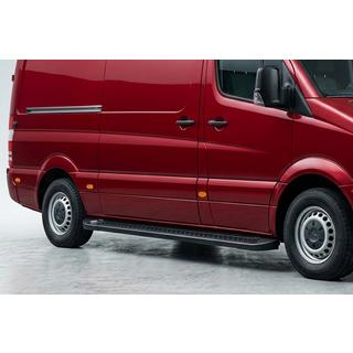 Sidetrin Allmond Black (2 stk., aluminium) foto 1