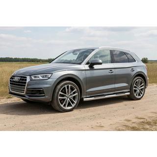 Siderør (2 stk., rustfrit stål) Audi Q5 2017–2025 foto 1