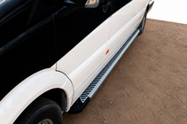 Volkswagen Crafter 2006–2016 Sidetrin Line (2 stk., aluminium) foto 1
