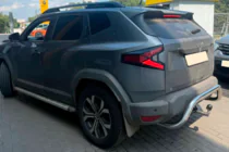 Dacia Duster 2024– Bageste beskyttelsesbøjle AK007 (rustfrit stål) foto 2