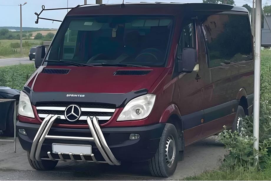 Mercedes Sprinter W906 2006–2018 Kængurugitter F1-01M (2006-2013, rustfrit stål) Image