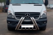 Mercedes Sprinter W906 2006–2018 Frontbøjle F1-01 (2013-2018, rustfrit stål) foto 1