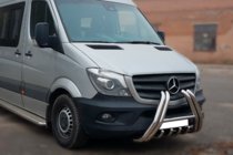 Mercedes Sprinter W906 2006–2018 Frontbøjle F1-01 (2013-2018, rustfrit stål) foto 2
