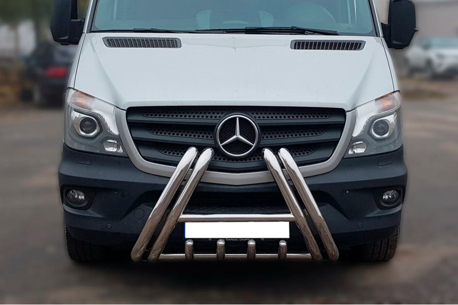 Mercedes Sprinter W906 2006–2018 Frontbøjle F1-01 (2013-2018, rustfrit stål) Image