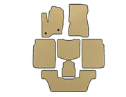 Ford Flex 2009–2019 EVA-bilmåtter til kabinen (3 rækker, 2013-2019, Beige) foto 1