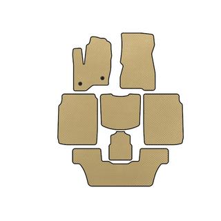 EVA-bilmåtter til kabinen (3 rækker, 2013-2019, Beige)