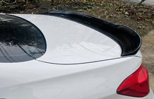 BMW 1-serie E81/E82/E87/E88 2004–2011 PSM-Style spoiler (til E82, blank sort) foto 1