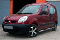 Renault Kangoo 1998–2008 Siderør (2 stk., rustfrit stål) foto 2