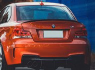BMW 1-serie E81/E82/E87/E88 2004–2011 Spoiler P-Style (til E82, blank højglans sort) foto 1