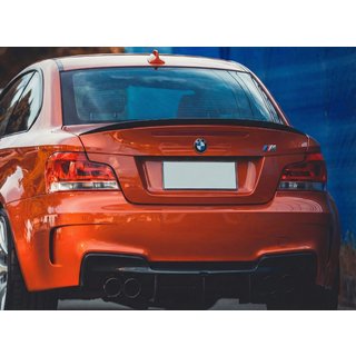 Spoiler P-Style (til E82, blank højglans sort) foto 1
