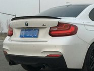 BMW 2-serie F22/F23 2014–2021 P-Style spoiler (til F22, blank sort) foto 1
