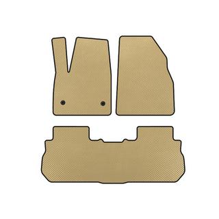 EVA-bilmåtter (2 rækker, 2017-2019, Beige)