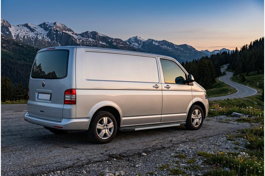 Volkswagen T5 Transporter 2003–2010 Duru sidetrin (2 stk., aluminium) Foto 2