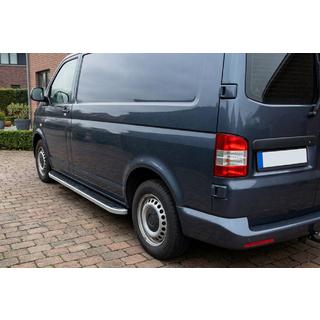Sidetrin Tayga Grey (2 stk., aluminium) Volkswagen T5 Transporter 2003–2010 foto 1