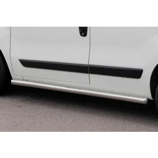 Siderør Ø60 (2 stk., rustfrit stål) Fiat Fiorino/Qubo 2008–2024 foto 3