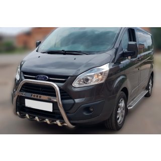Kengurubøjle WT006 F1-56 (rustfrit stål) Ford Custom 2013–2022