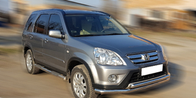Honda CRV 2001–2006 Frontbøjle ST014 (rustfrit stål) foto 2