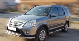Honda CRV 2001–2006 Frontbøjle ST014 (rustfrit stål) foto 3
