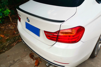 BMW 4-serie F32/F33/F36 2012–2020 Spoiler P-Style (til F32, blank sort) foto 1