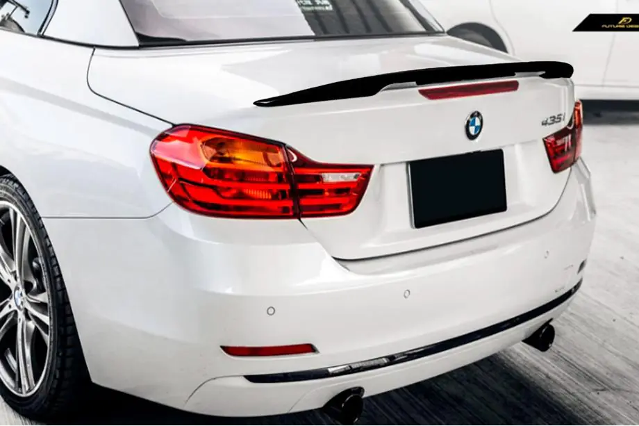 BMW 4-serie F32/F33/F36 2012–2020 Spoiler P-Style (til F33, blank sort) Image