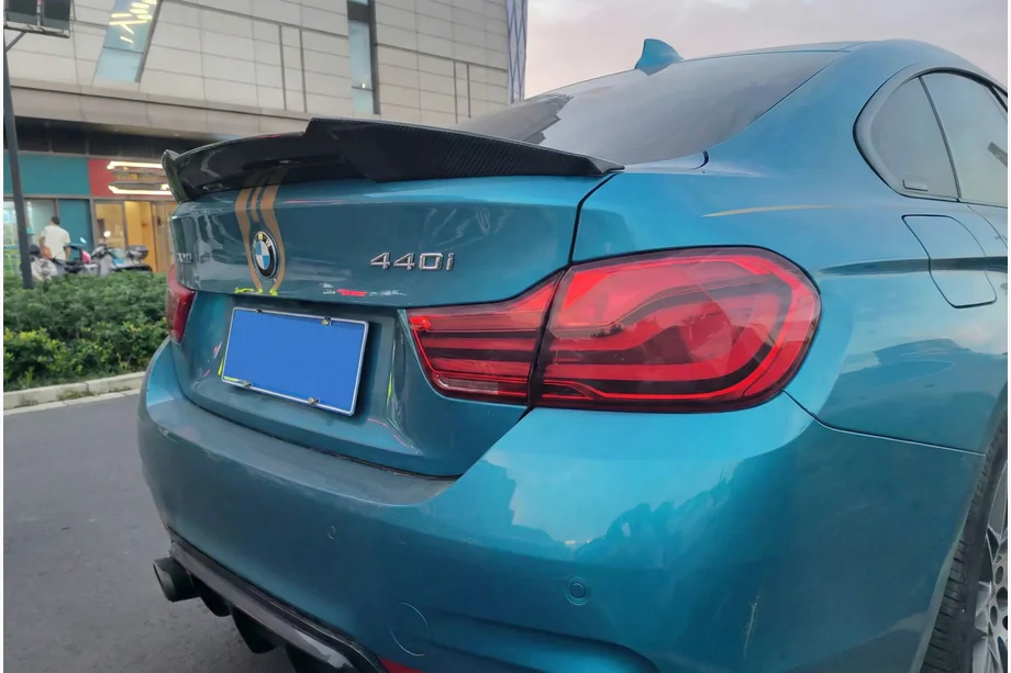 BMW 4-serie F32/F33/F36 2012–2020 Spoiler i M4-stil (til F36, blank sort) Image