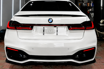 BMW 7-serie G11/G12 2015–2022 Spoiler P-Style (sort højglans) foto 2
