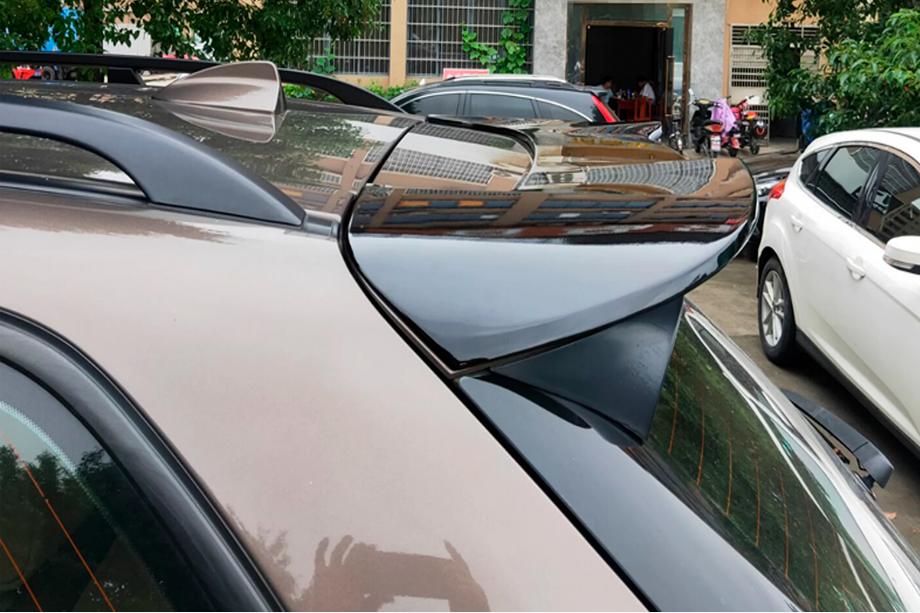 BMW X5 E70 2007–2013 Spoiler (højglans sort) Foto 1