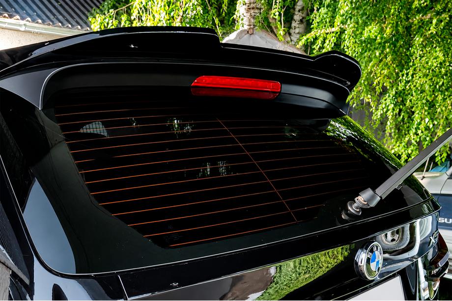 BMW X5 E70 2007–2013 Spoiler (højglans sort) Foto 2