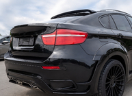 BMW X6 E71 2008–2014 Tagspoiler (sort højglans) foto 1
