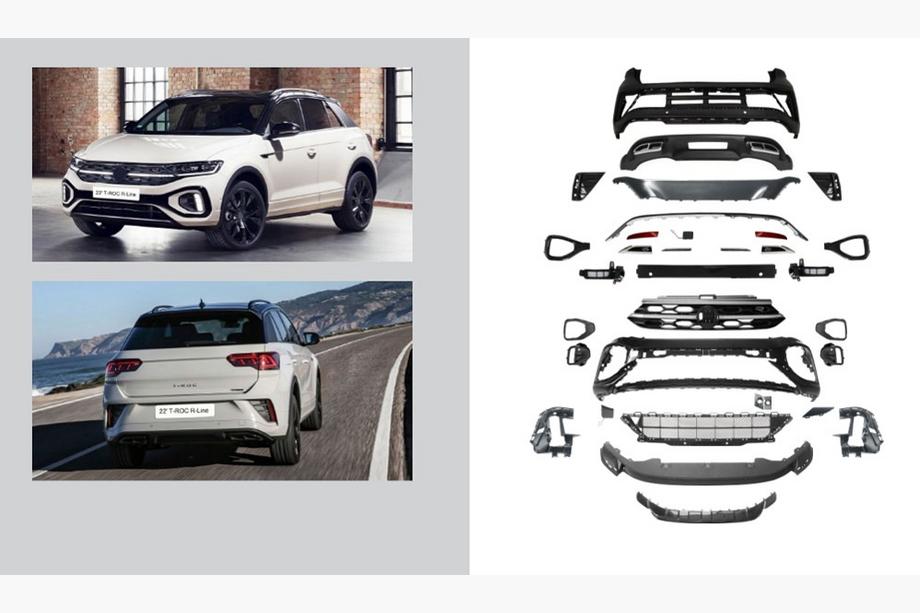 Volkswagen T-Roc 2017–2025 R-Line bodykit (til 2022+) Image