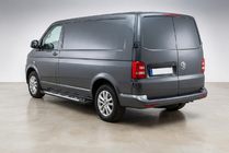 Volkswagen T5 2010–2015 Sunrise sidetrin (2 stk., aluminium) Kort akselafstand foto 1
