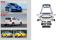 Volkswagen Polo 2010–2017 R bodykit-sæt foto 1
