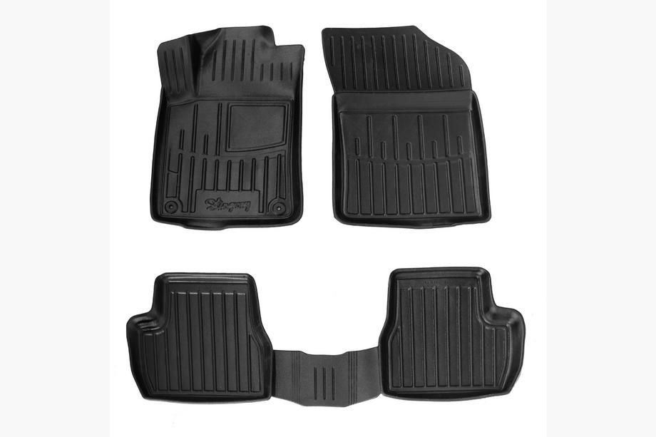 Citroen C-3 2009–2016 Stingray 3D gummimåtter til kabine (4 stk.) Image