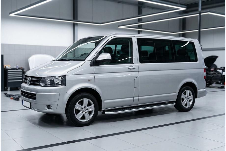 Volkswagen T5 2010–2015 Sidetrin Tayga (2 stk., aluminium) Kun til kort akselafstand Foto 1