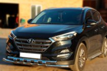 Hyundai Tucson TL 2016–2021 Frontbøjle Shark (rustfrit stål) foto 1