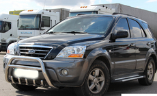 Kia Sorento I BL 2002–2009 Bullbar WT003-2 (rustfrit stål) foto 4