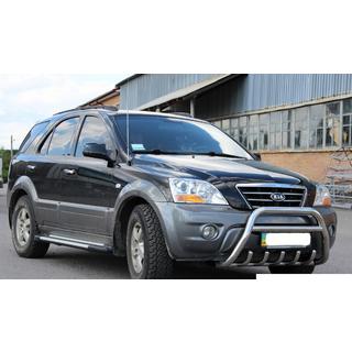 Bullbar WT003-2 (rustfrit stål) Kia Sorento I BL 2002–2009 foto 3