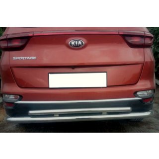 Bagkofangerbeskyttelse AK002-2 (rustfrit stål) Kia Sportage 2015–2021 foto 2