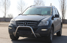 Mercedes ML W164 2005–2011 Frontbøjle WT006 (rustfrit stål) foto 2